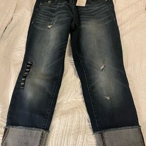 Torrid Dark Blue Boyfriend Jeans